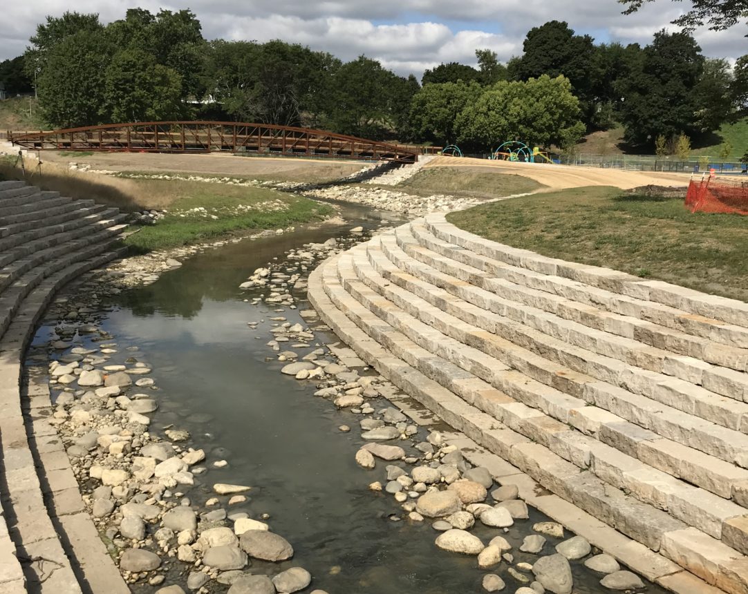 Kinnickinnic River at Pulaski Park